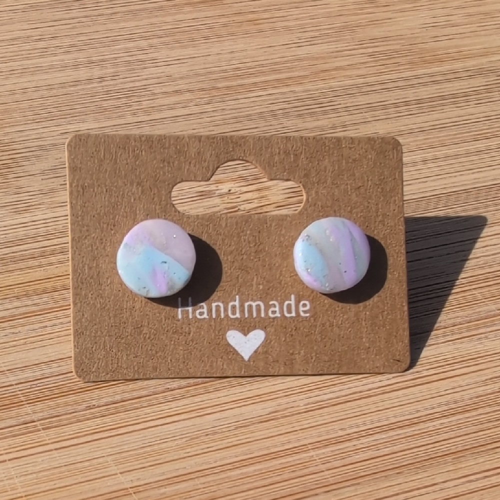Handmade Pastel Clay Earrings
